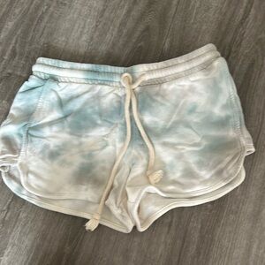 tie dye cotton shorts